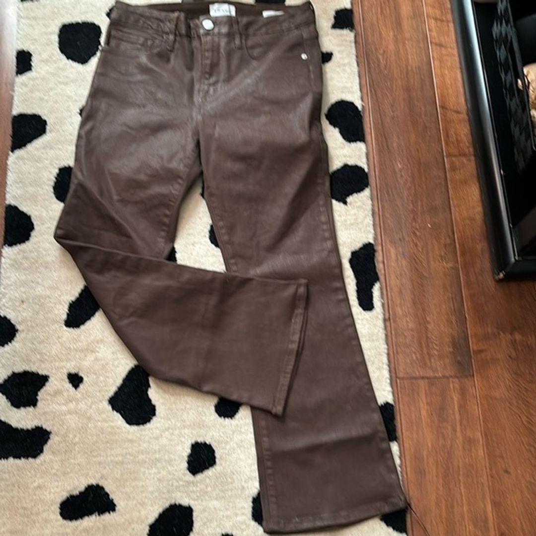 Frame Denim le crop mini boot brown jeans 29