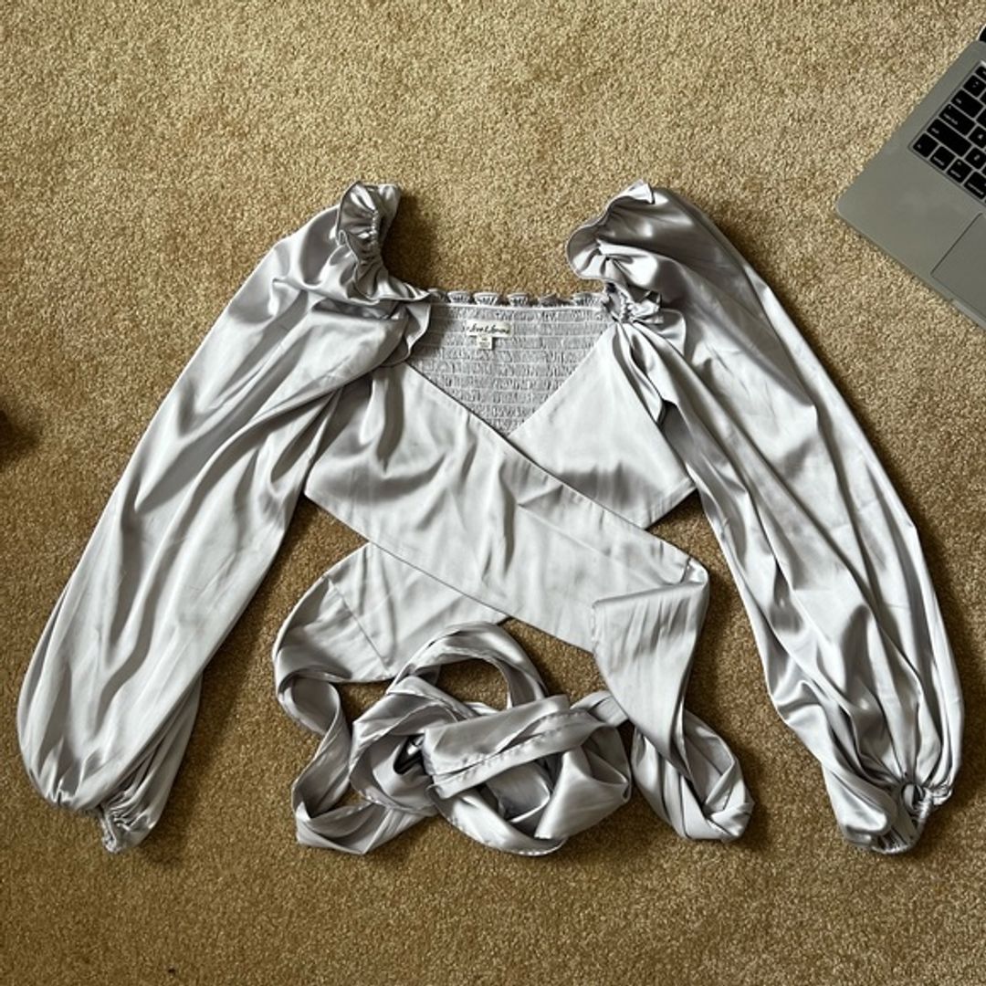 For Love & Lemons Argent Wrap Top