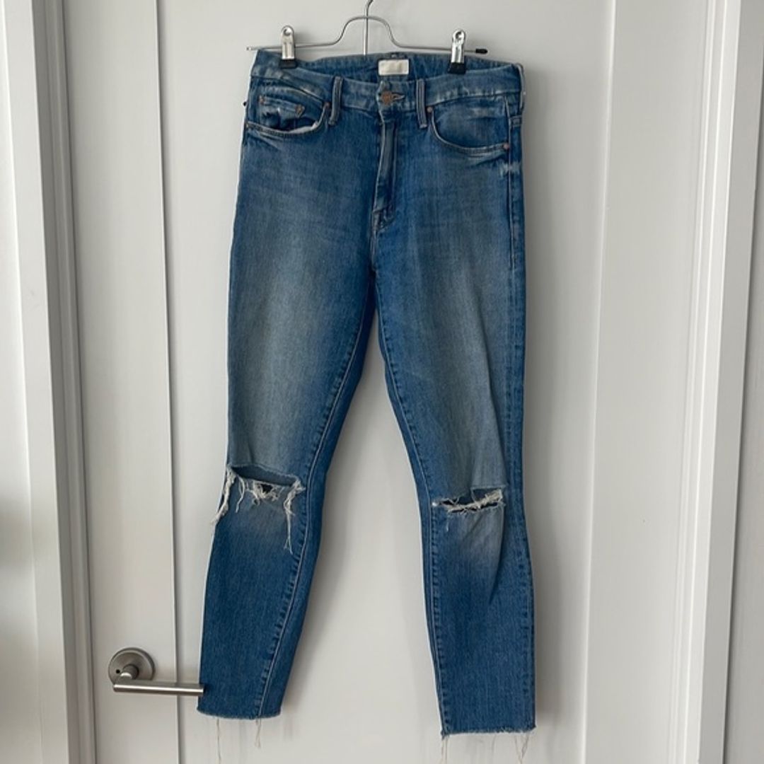 High Waisted Looker Ankle Fray Jean in Spice It Up