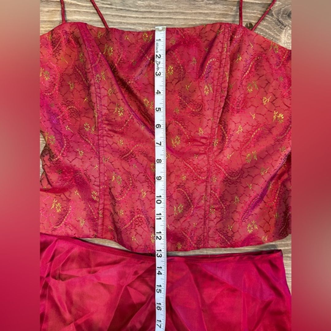 Vintage Corset Top 2-Piece Dress