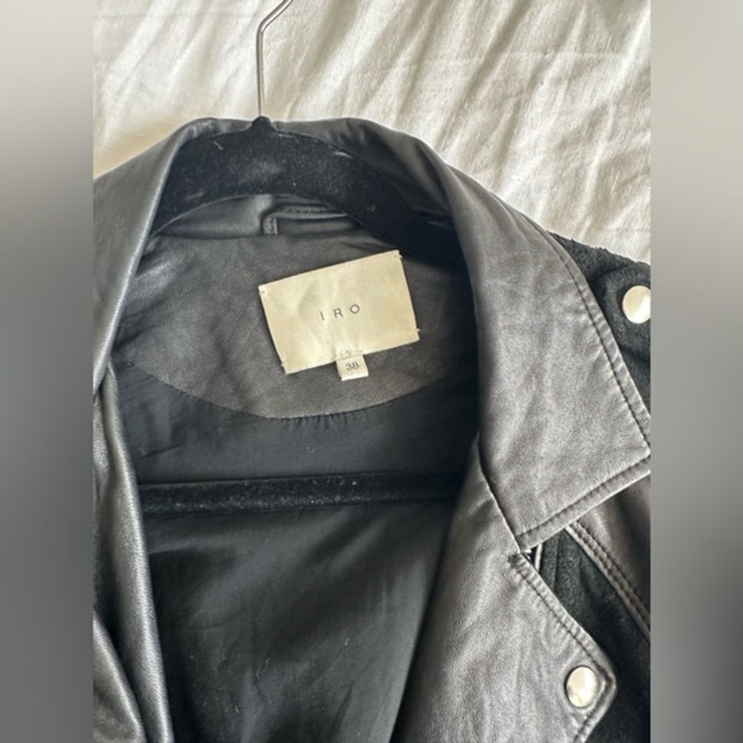 IRO suede and leather jacket