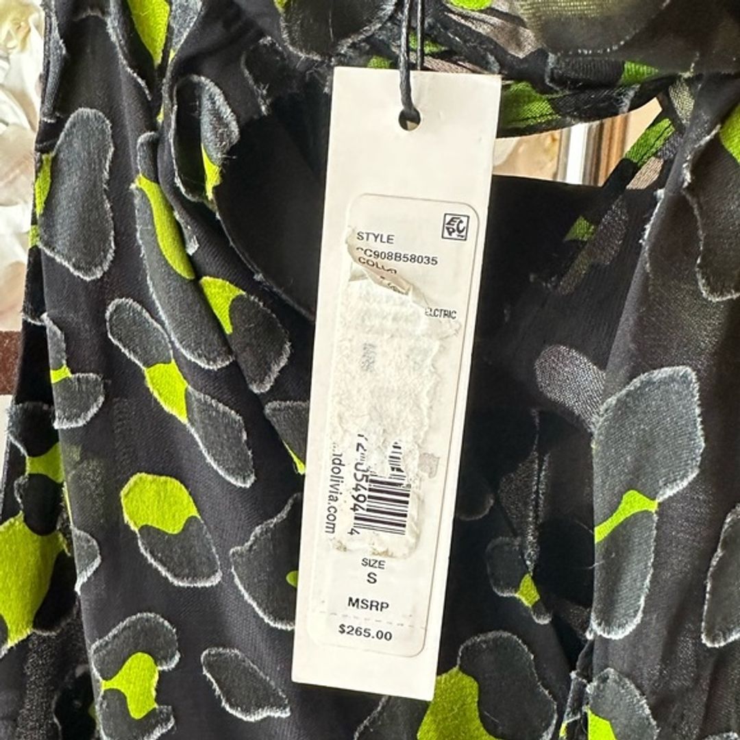 NWT Alice + Olivia Kingsley Halter Top