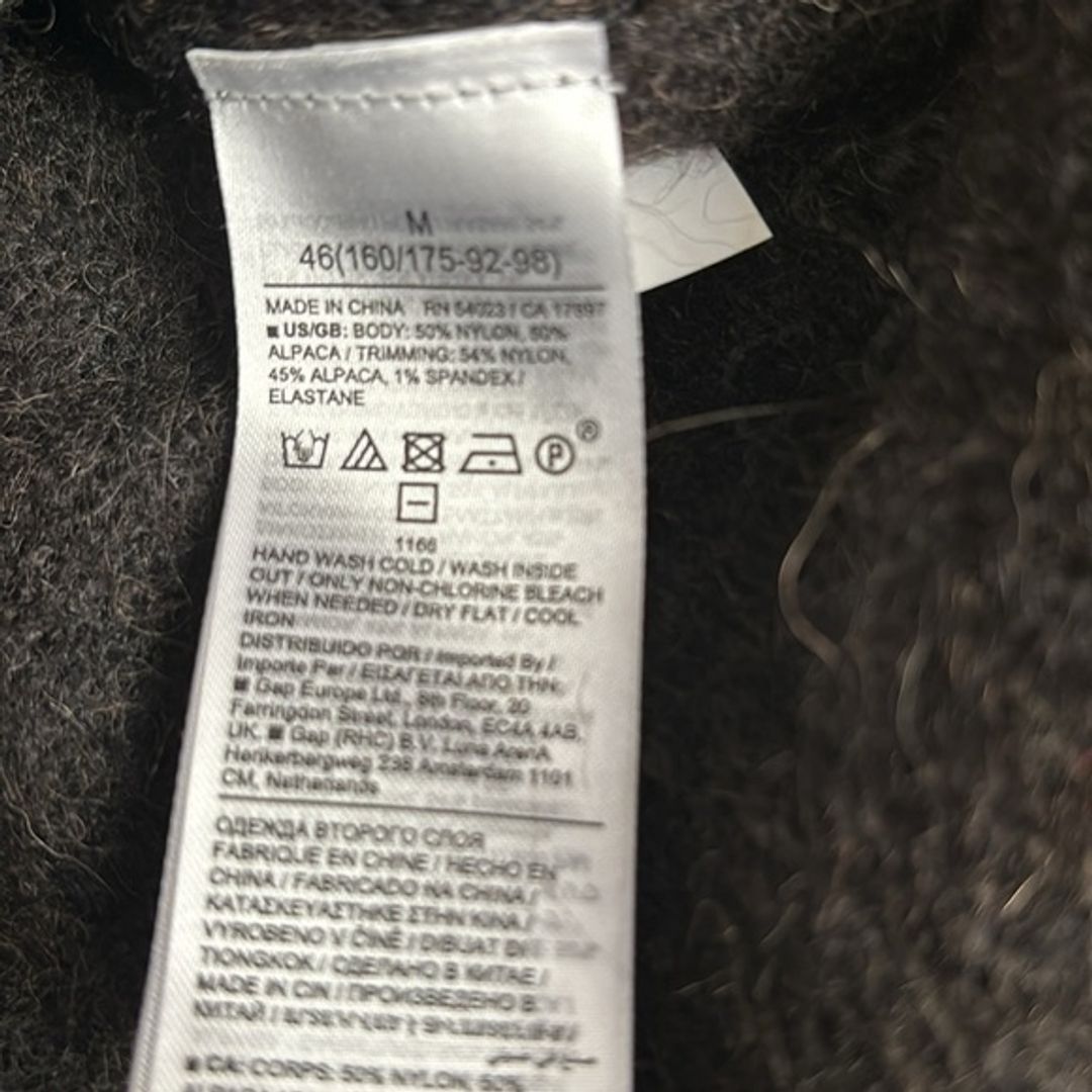 Banana Republic Alpaca Italian Yarn Chocolate Brown Sweater