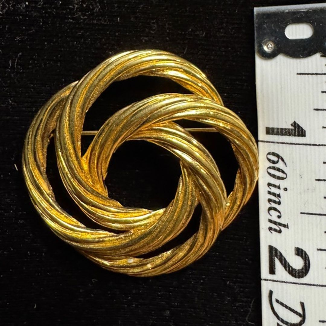Monet VTG Gold-Tone Brooch