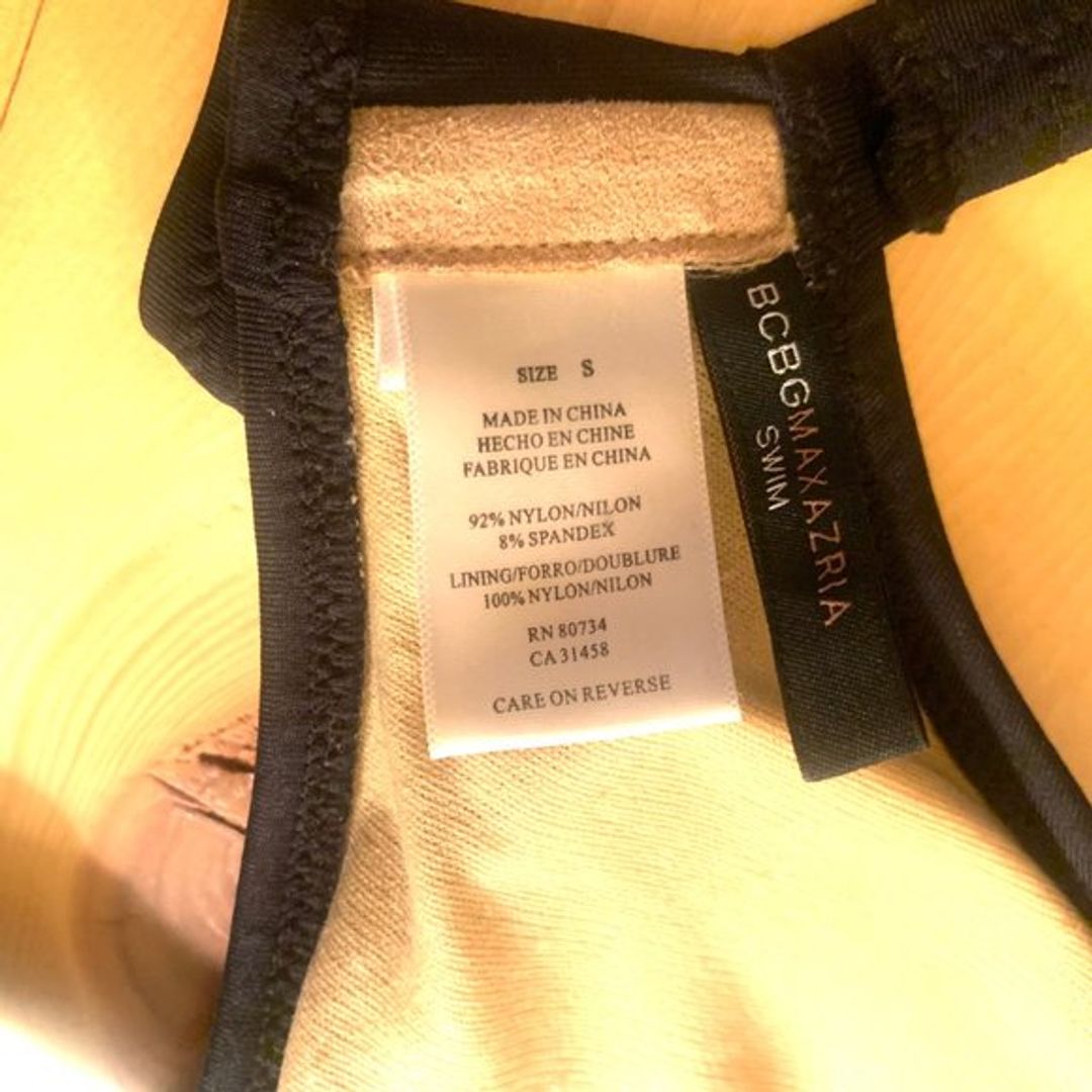 BCBGMAXAZRIA Black One-Piece Cut Out Swimsuit