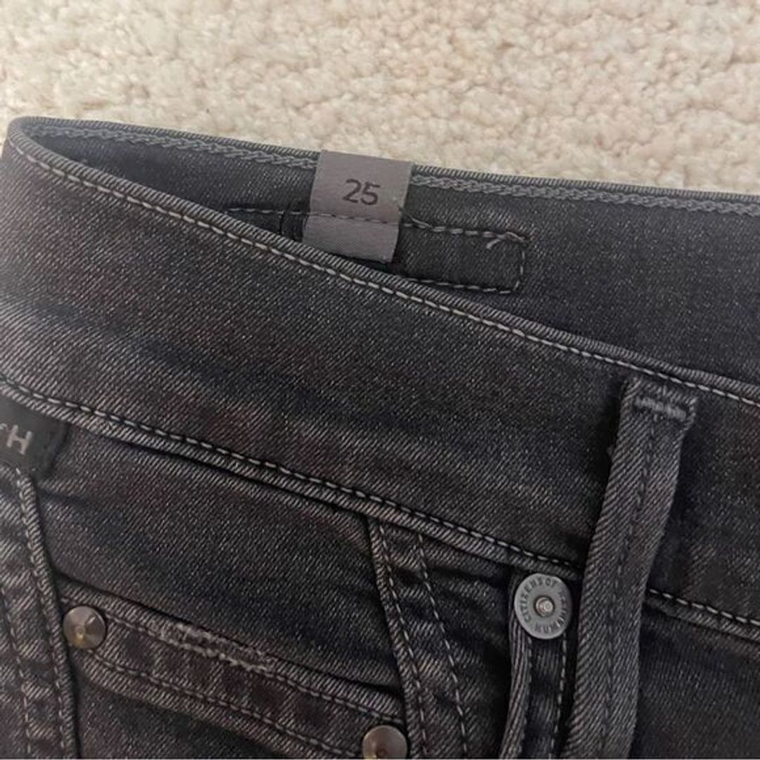 Citizens of Humanity Black/Grey Rocket High Rise Skinny Jean Size 25!
