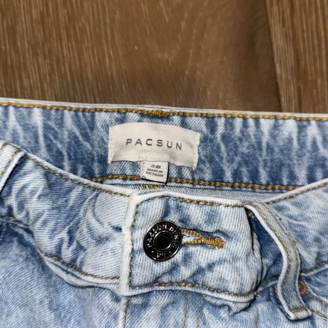 PacSun Blue Casual Mini Skirt