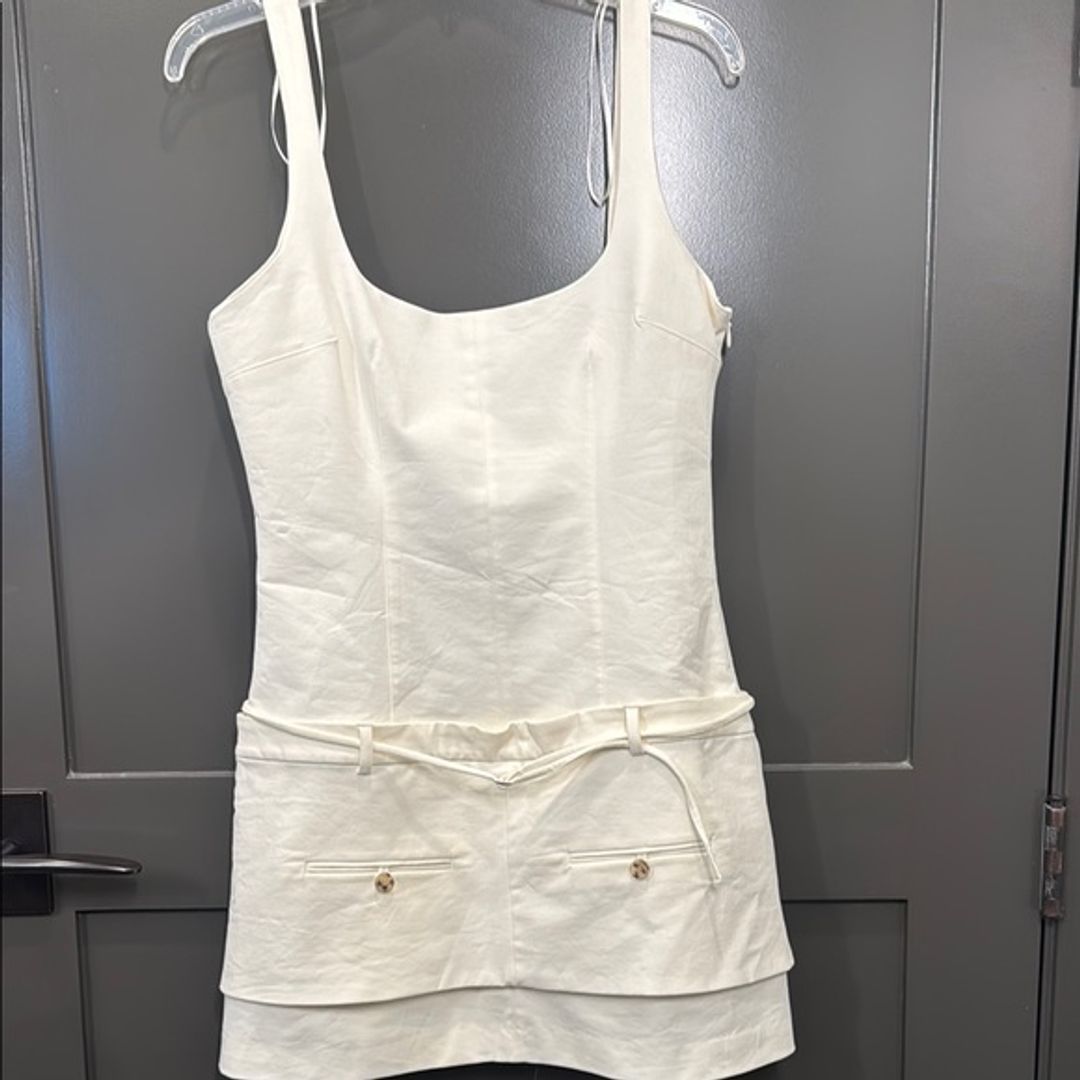 NWT Zara Cream Elegant Dress