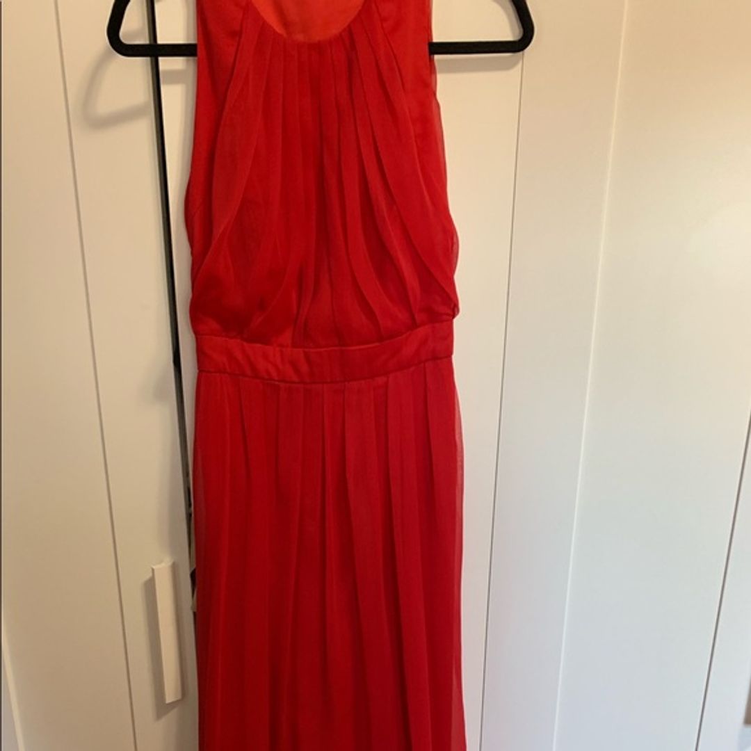 Lela Rose Crimson Red Bridesmaid Dress