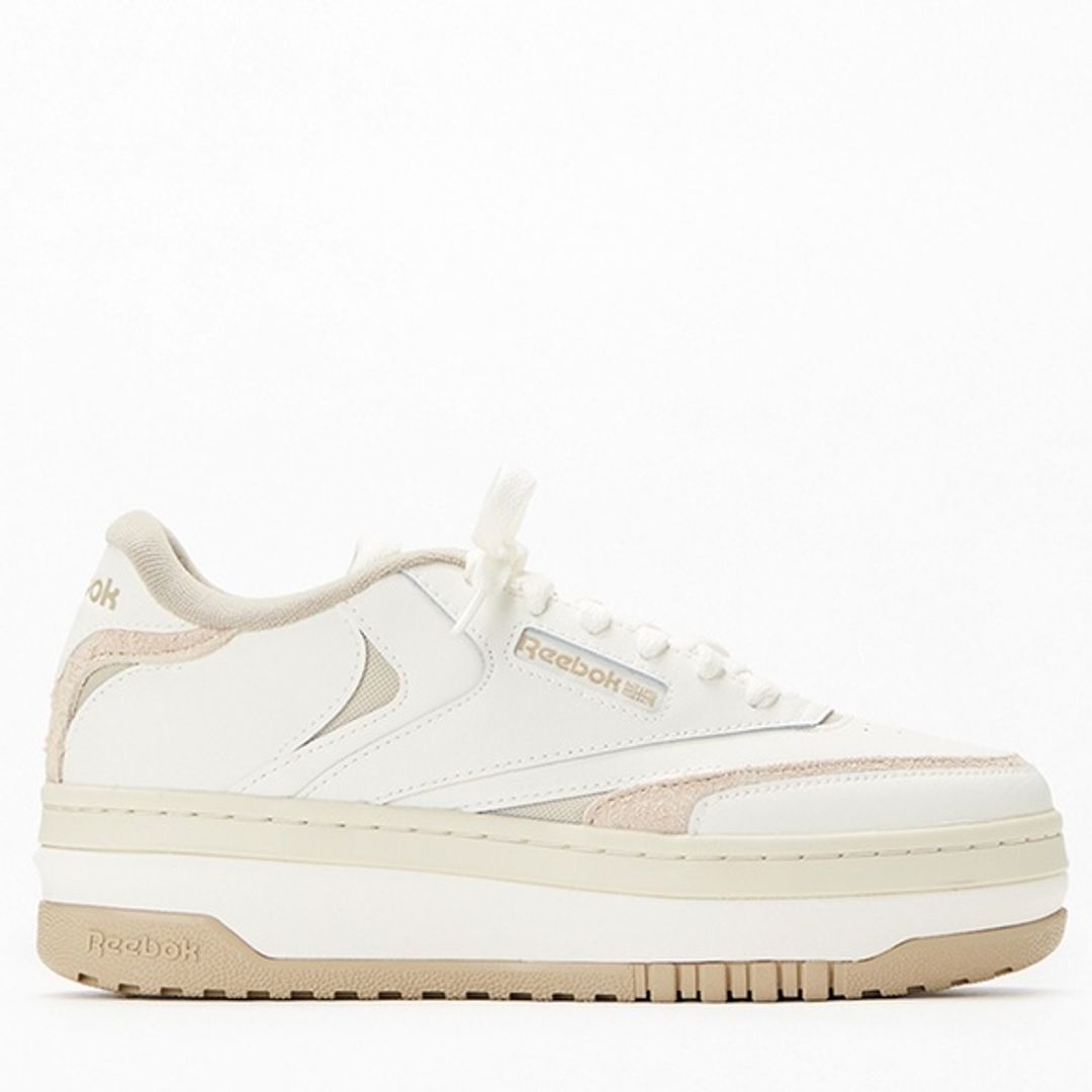 NWT Reebok Women's Beige Vital Neutral Club C Extra Sneakers