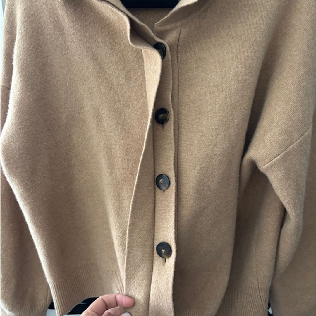 Massimo Dutti Wool Knit Jacket (Boiled Knit)