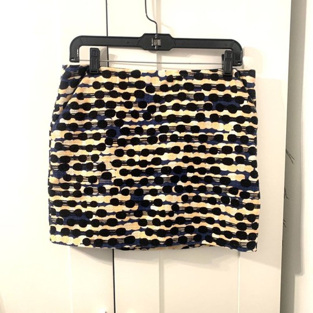 Diane von Furstenberg Intarsia Woven Mini Skirt, 6