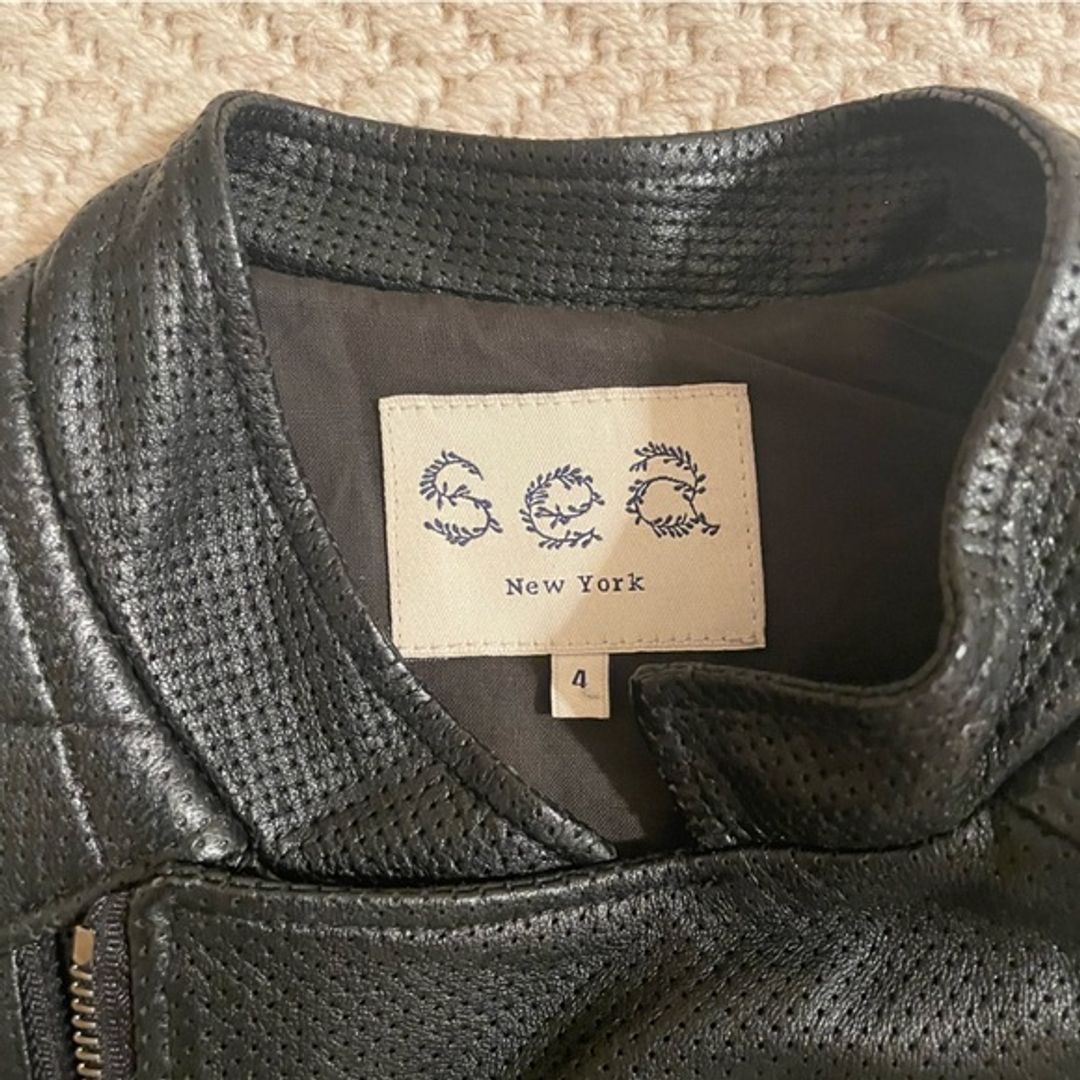 Sea New York Leather Moto Vest