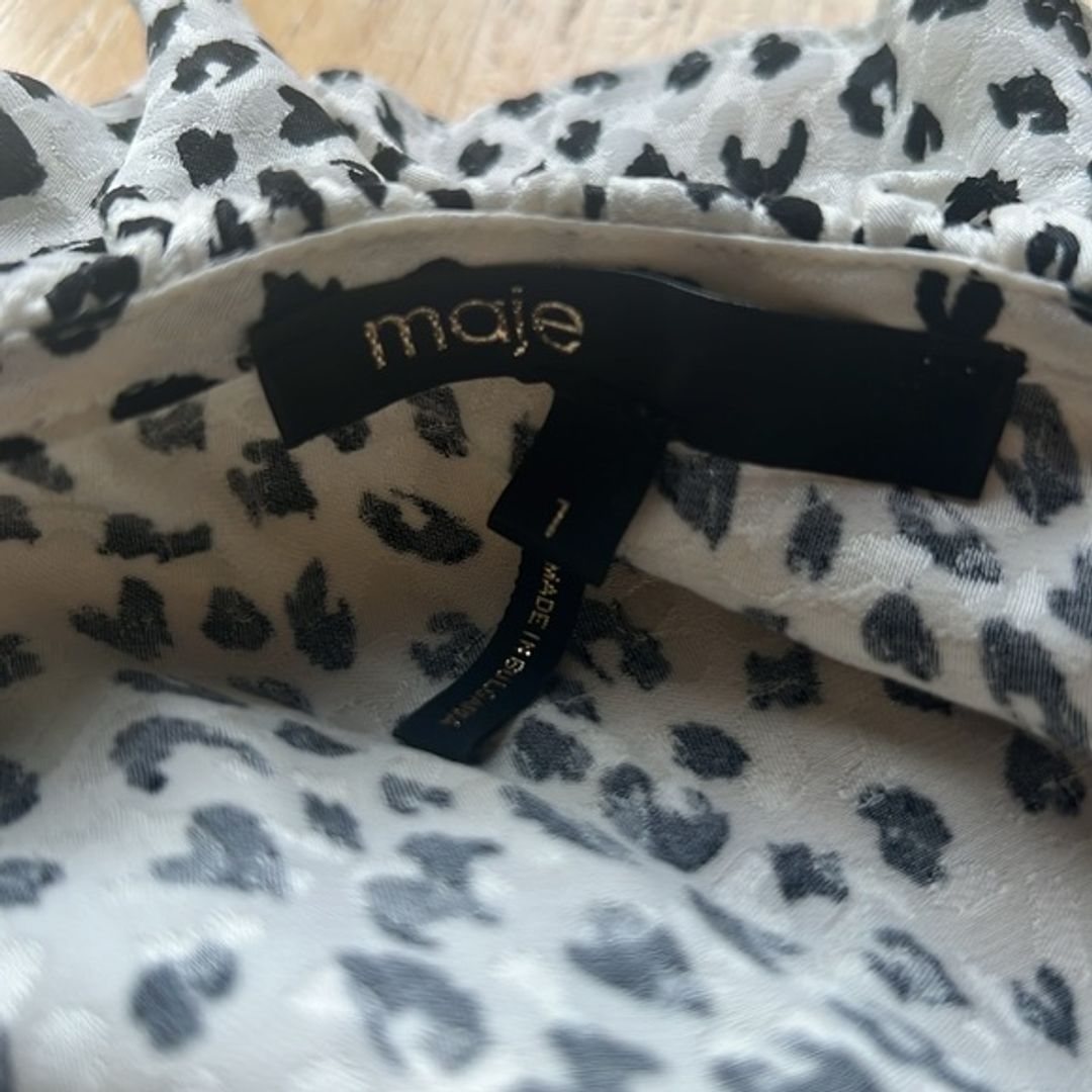 Maje Rosana Leopard Dress