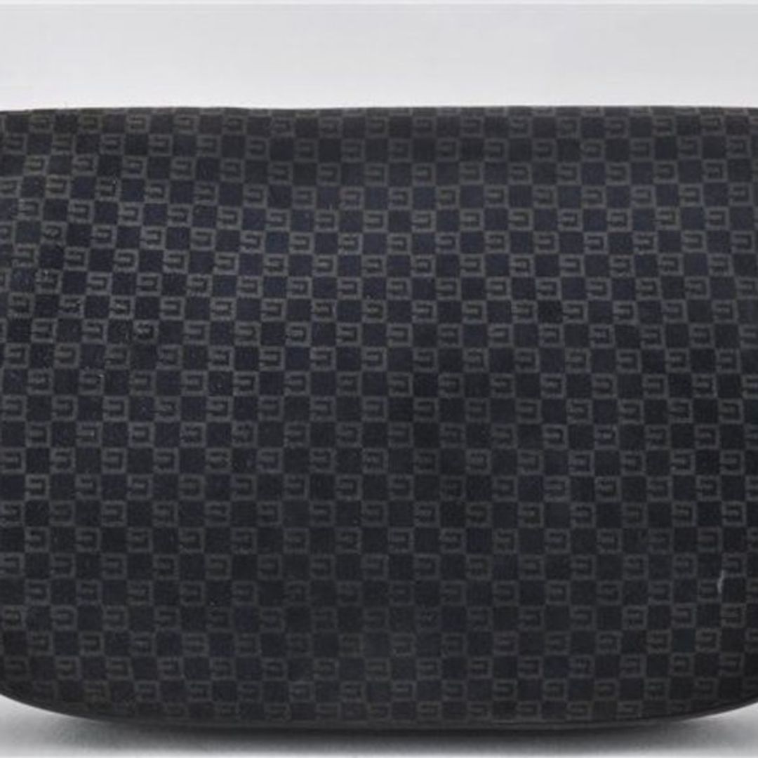 Gucci Square G Suede Flap Clutch Vintage