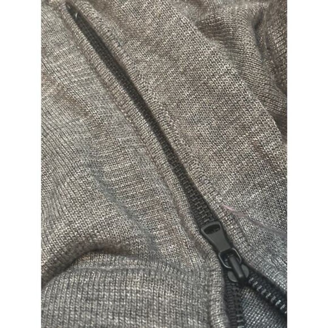 Milly Grey Sweater with Feather Trim