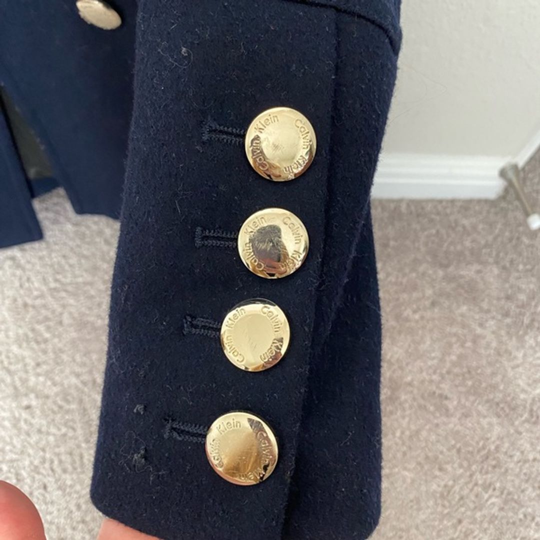 Calvin Klein Navy Peacoat
