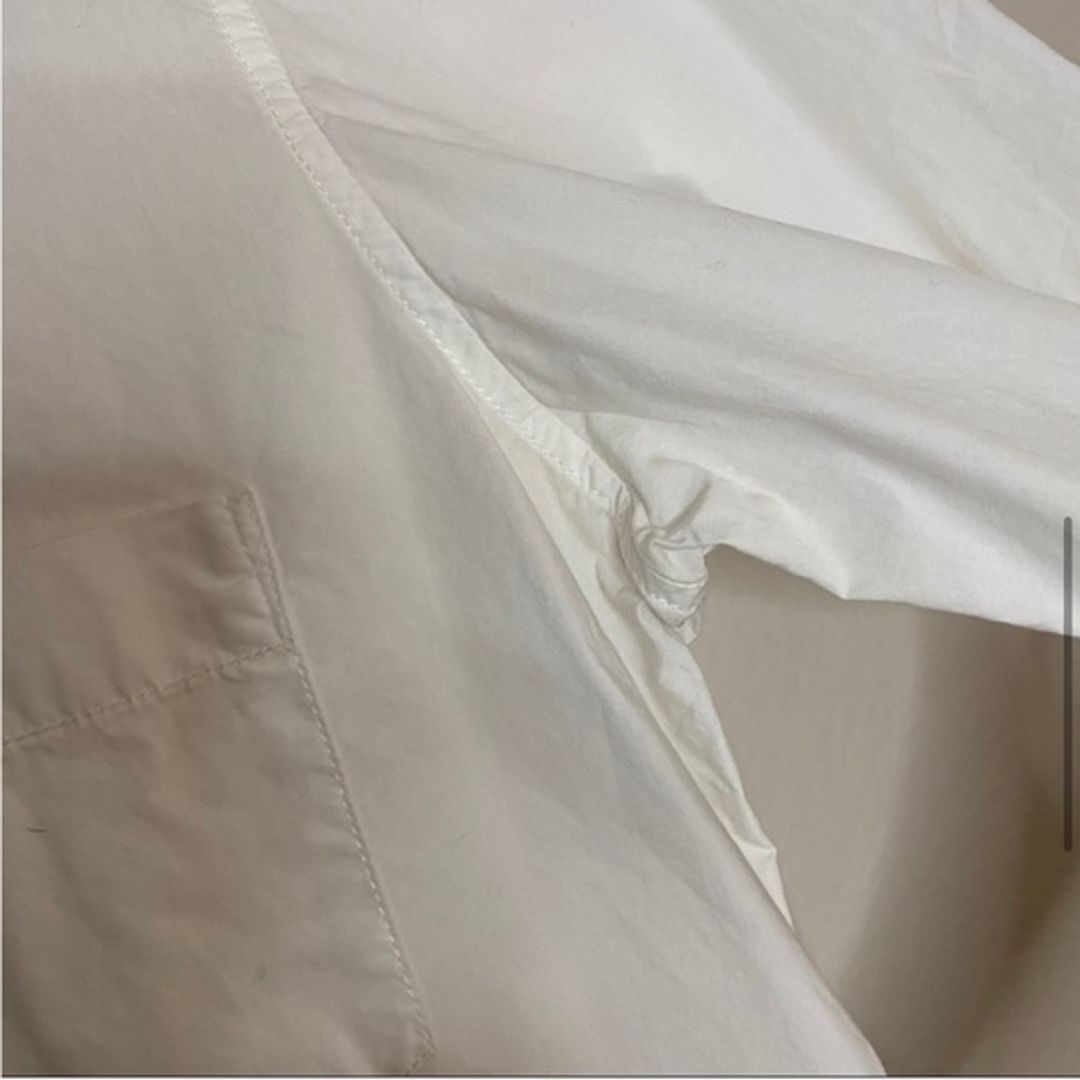 Nili Lotan White Cotton Button Up Top