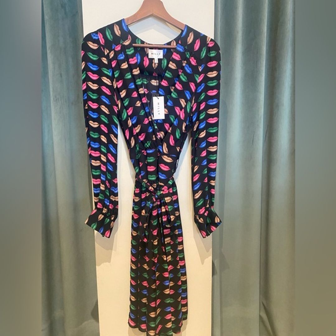 NWT Milly Katty Wrap Dress