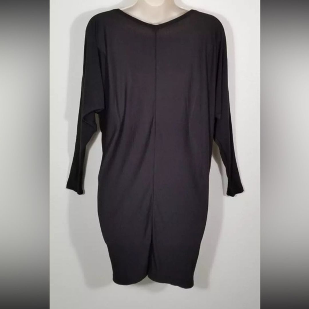 NWT Vince Black Tunic Tee Top Dolman Long Sleeve  Viscoce Stretch  