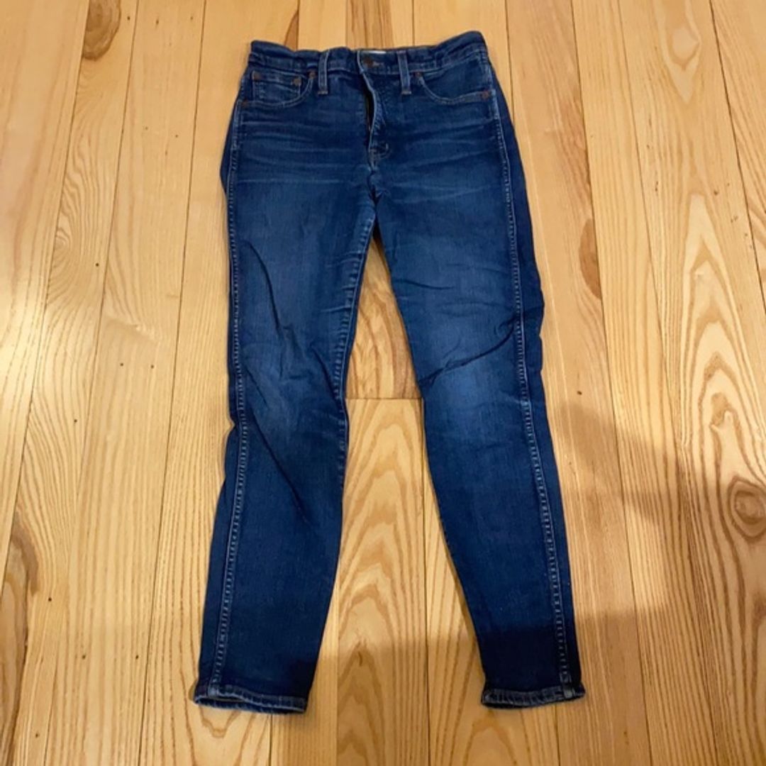 Madewell High Riser Skinny Skinny Jeans in Blue