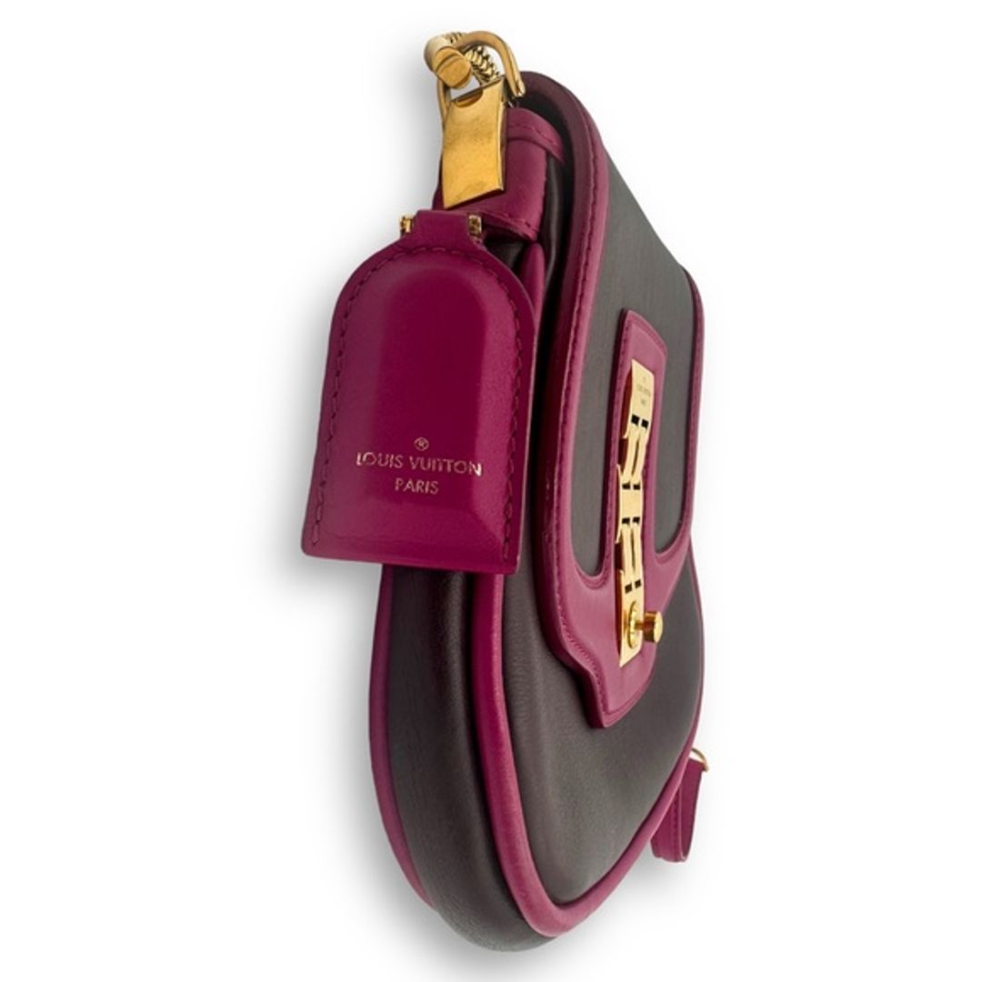 Louis Vuitton Art Deco SS12 Runway All Leather Crossbody Bag - New With Tags (NWT) or Excellent Condition Currently Available: One Size.