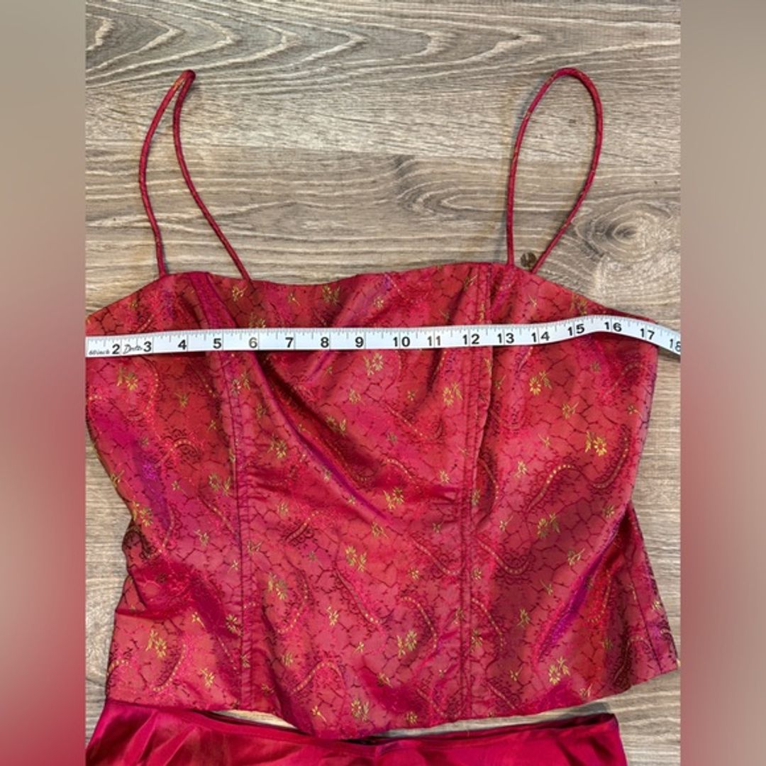 Vintage Corset Top 2-Piece Dress