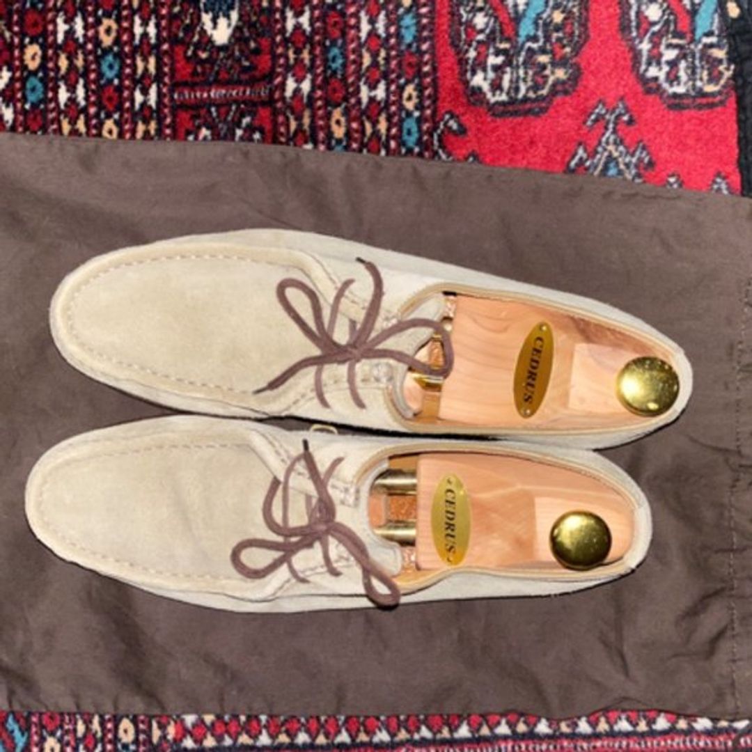 Gucci Taupe Suede Lace-up