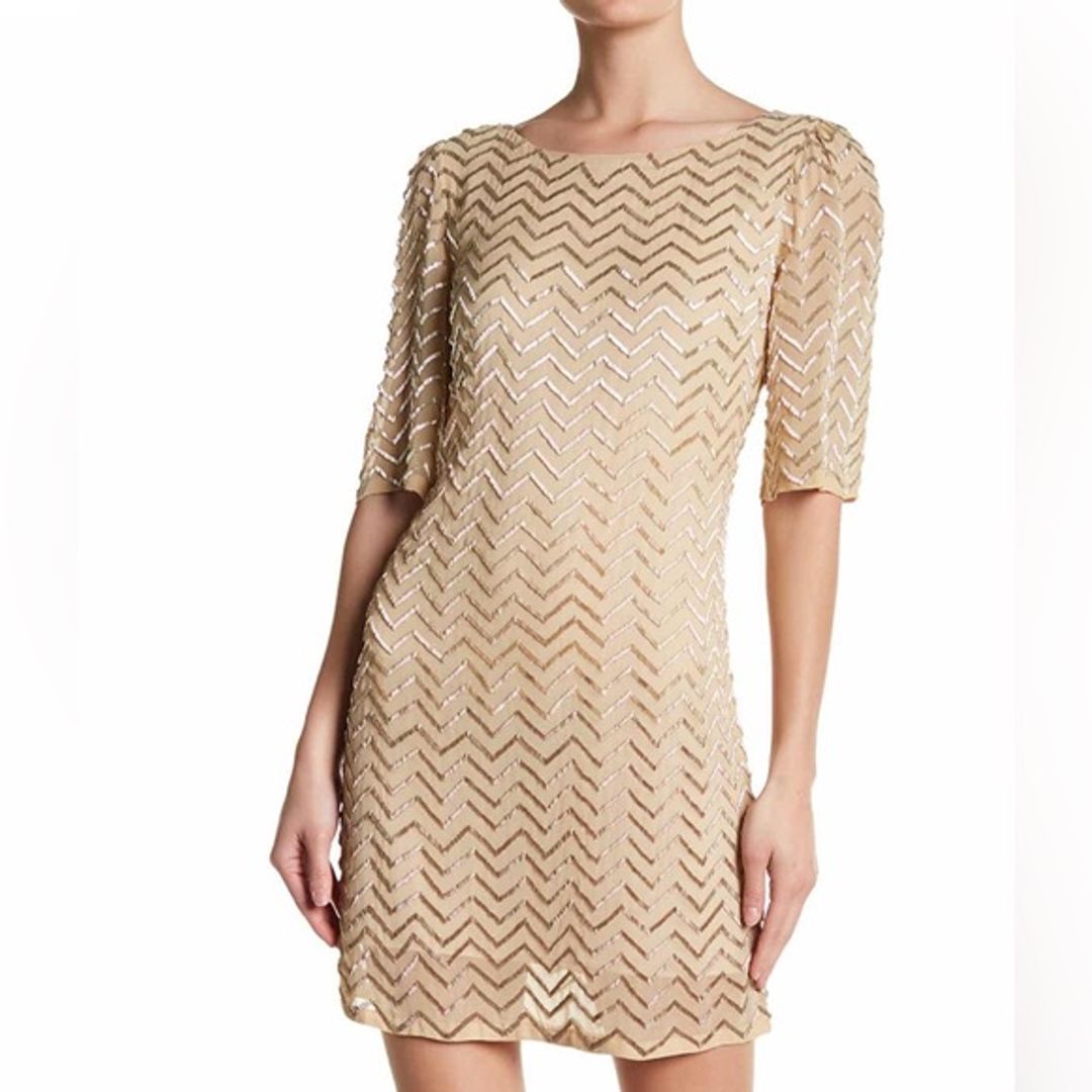 Harlow embellished tunic dress