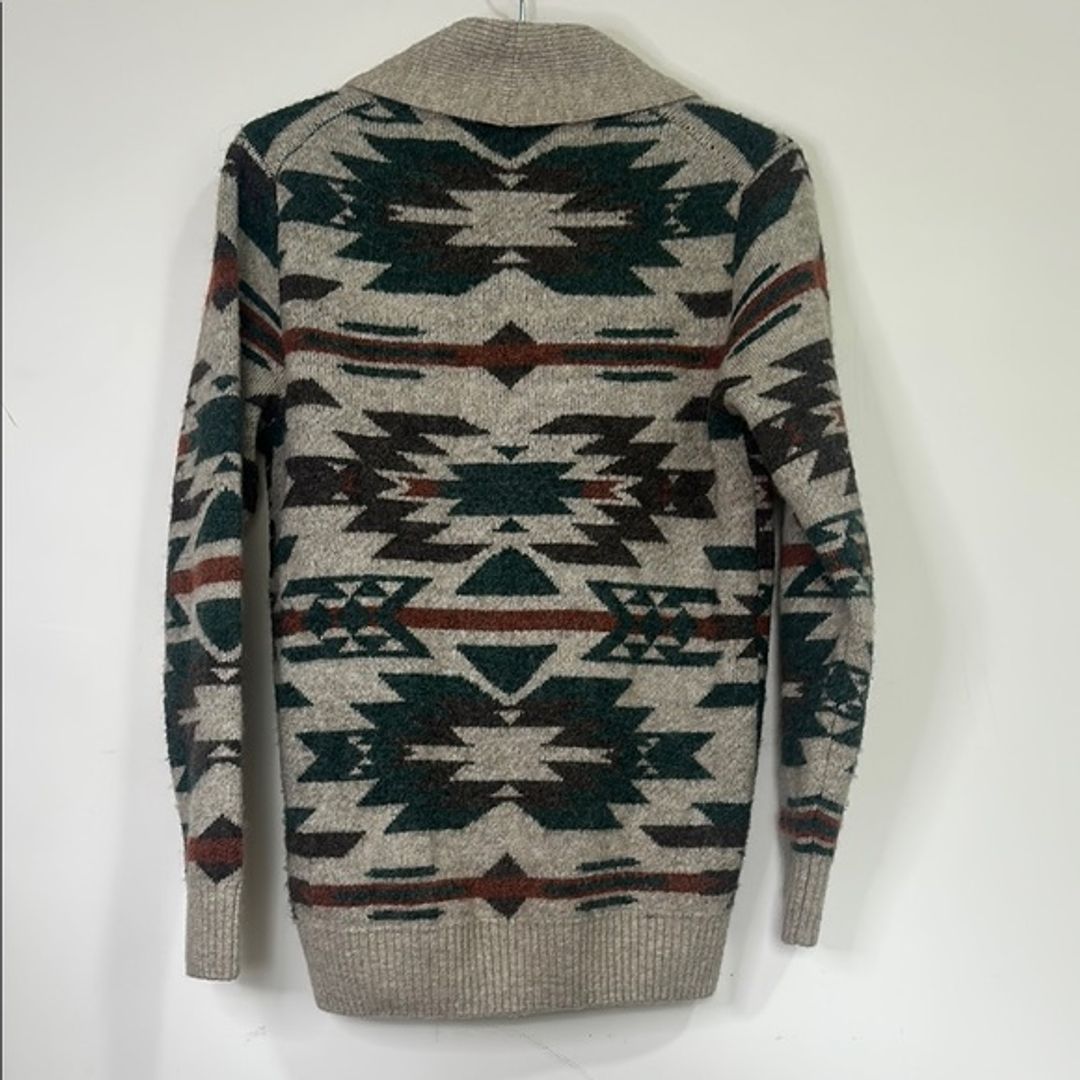 Ethan Pierce Aztec Print Cardigan