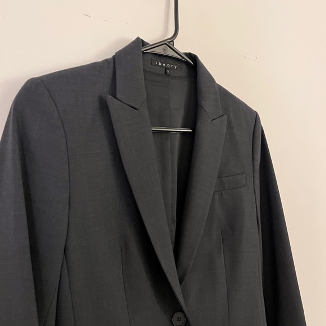 Theory Navy Wool Blazer