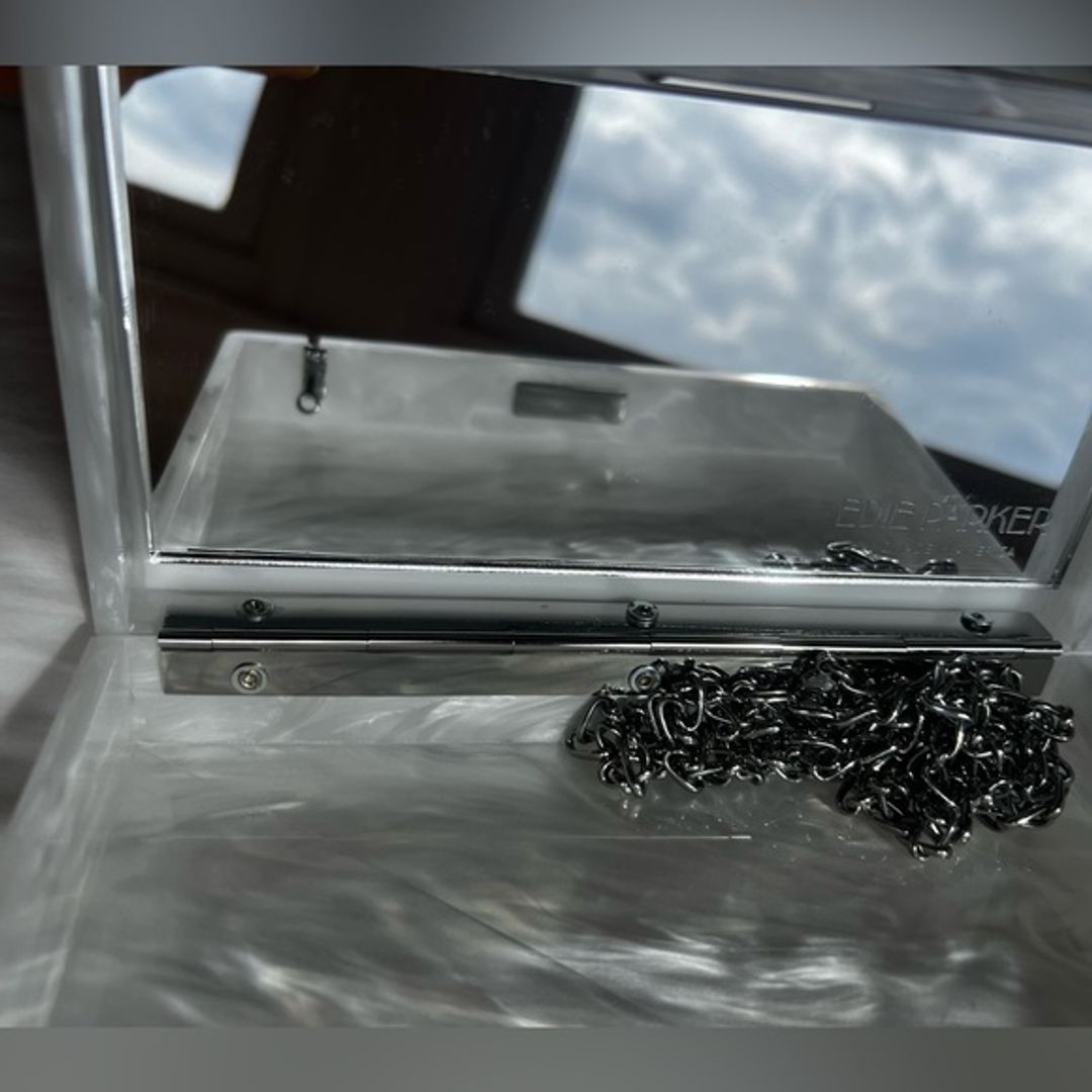 Edie Parker Mrs. Acrylic Shoulder/Clutch Bag