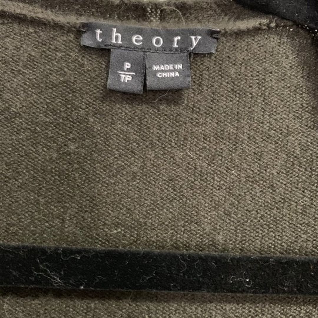 Theory Torina Open-Front Knit Cashmere Cardigan