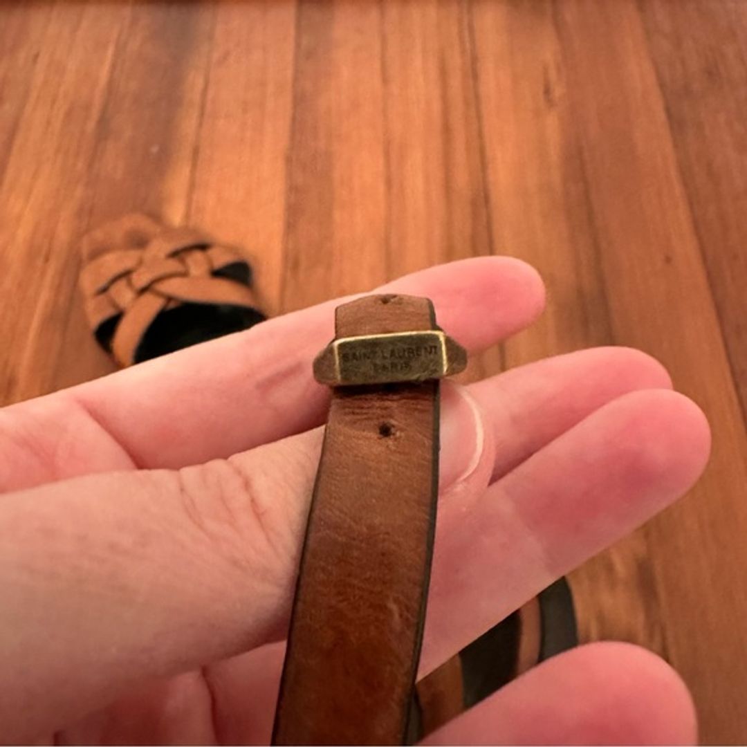 Saint Laurent Tribute Nu Pieds Slides