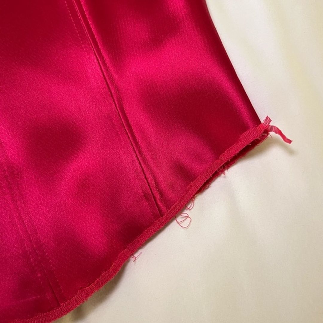 Aritzia Ten by Babaton Corset in Hot Pink Satin