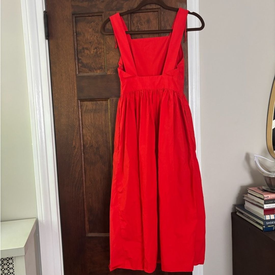 COS Women's Red Shoulder-strap Dress in Red