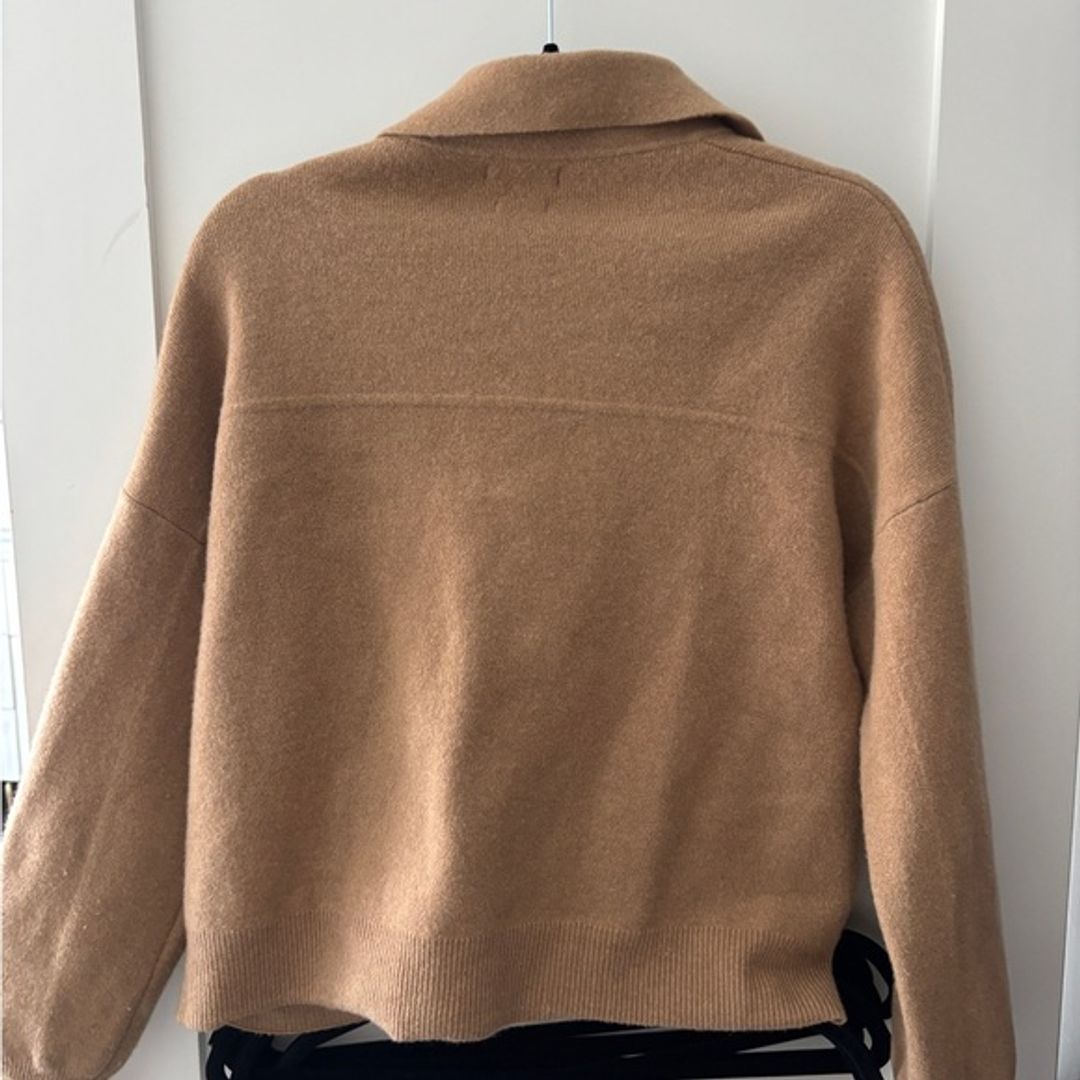 Massimo Dutti Wool Knit Jacket (Boiled Knit)