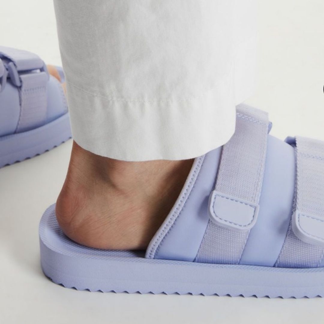 COS Multi-Strap Blue Slides