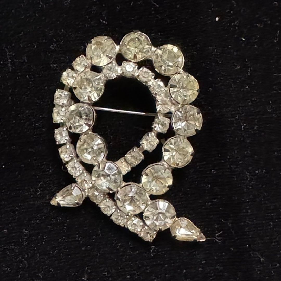 Vintage Rhinestone Brooch