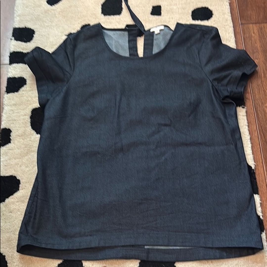 Cuyana Dark Denim Women's Top