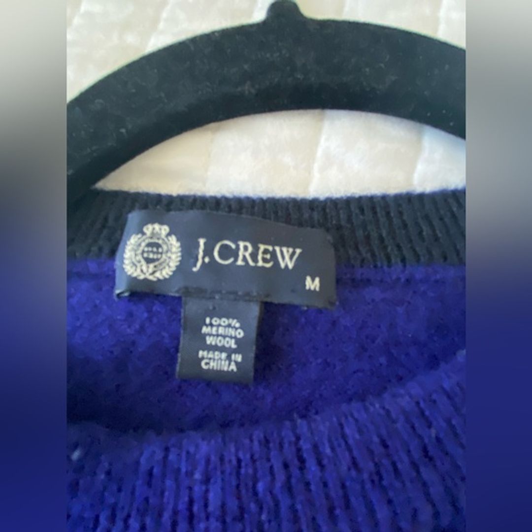 JCreW Blue Wool Sweater