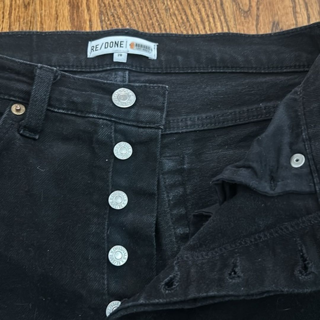 Re/Done Straight Leg Jeans