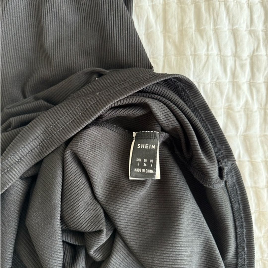 Elegant Black Cut-Out Dress