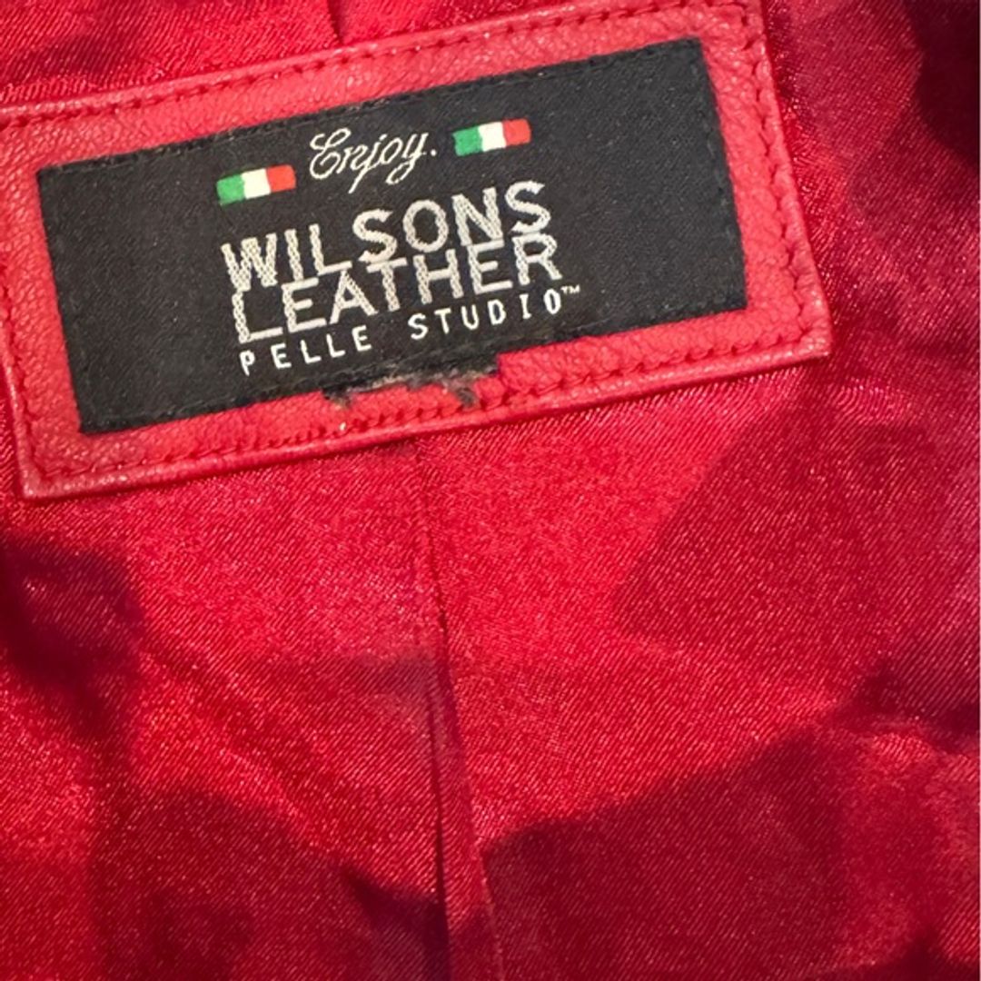 Wilson’s Vintage Red Leather Jacket
