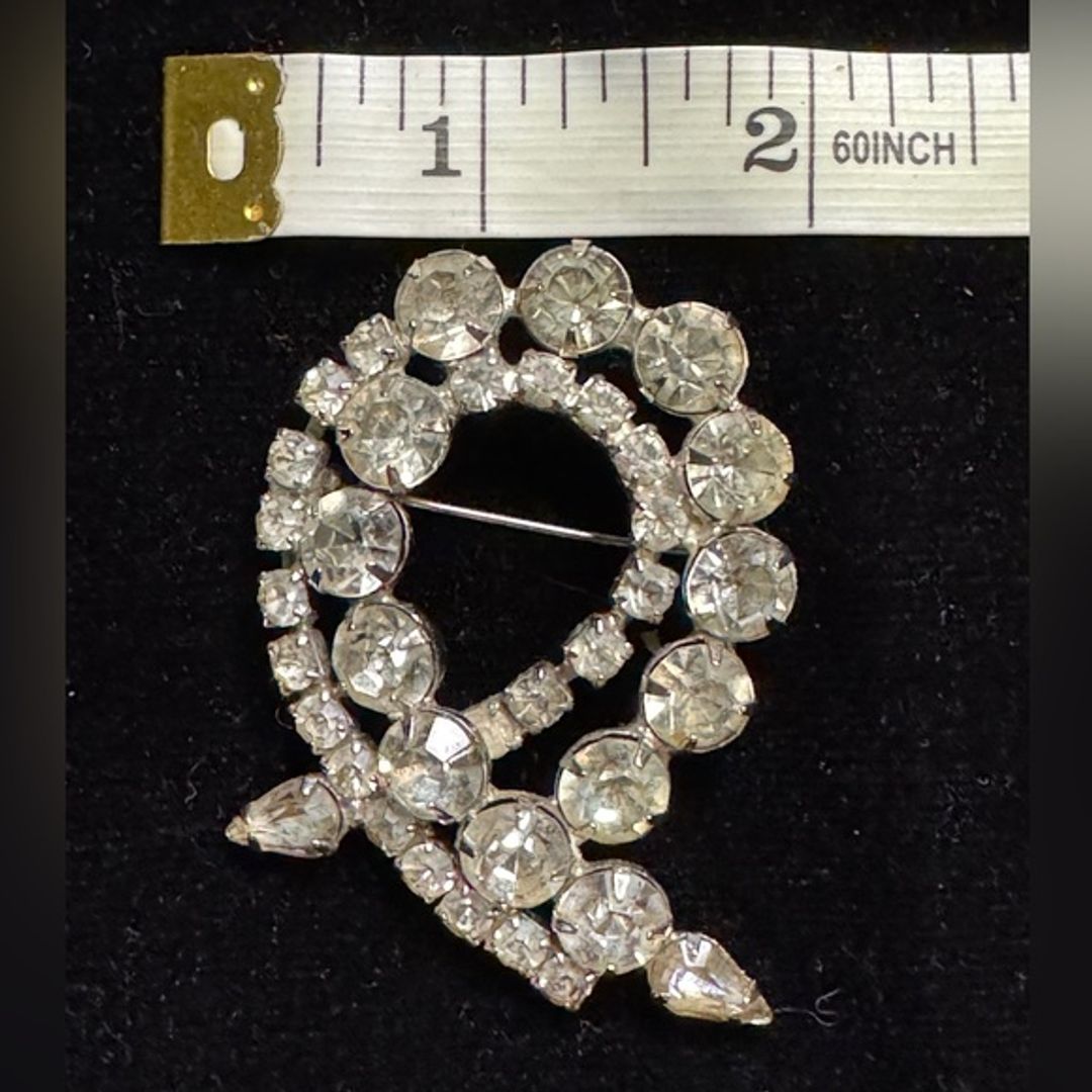 Vintage Rhinestone Brooch