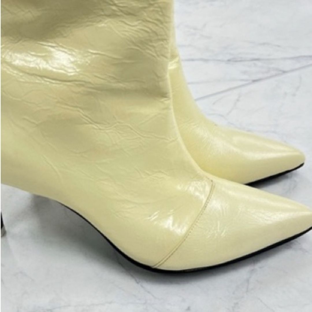 Rag & Bone Beha Knee High Crinkled Leather Boots