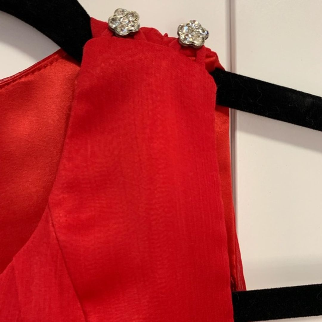 Lela Rose Crimson Red Bridesmaid Dress