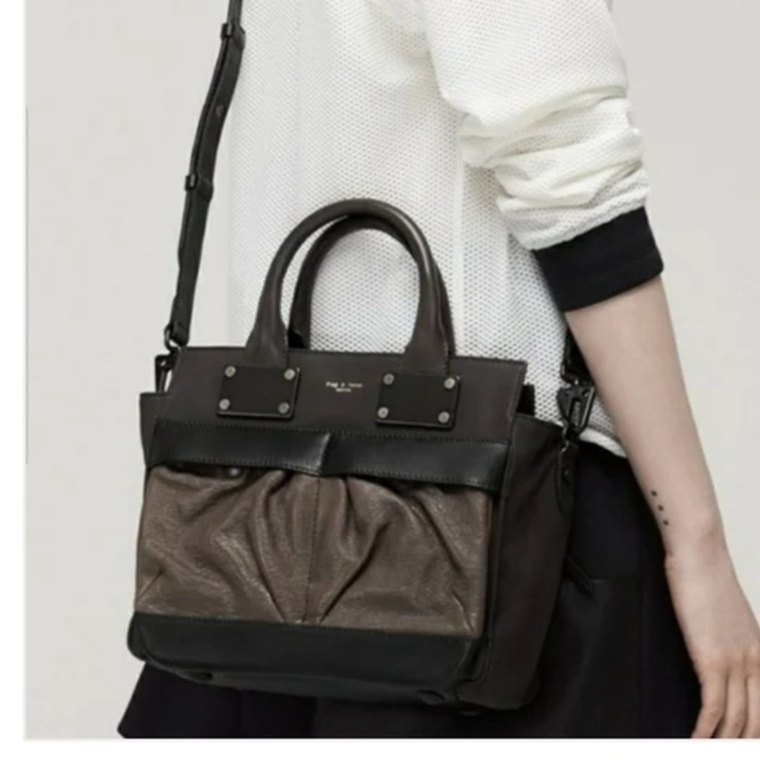 Rag & Bone Small Pilot Bag in Mocha (Black)