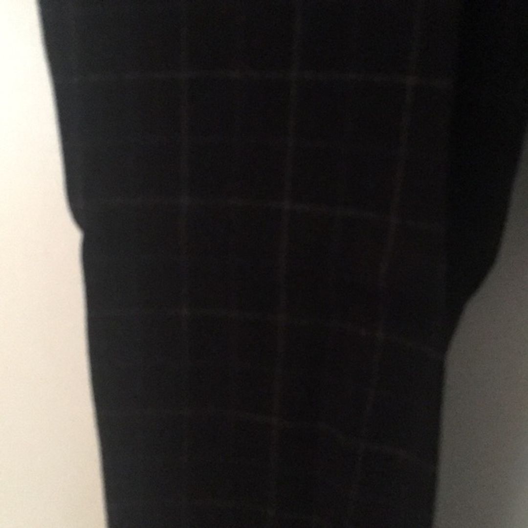 Theory Wool & Cashmere Plaid Crop Pant in Blue