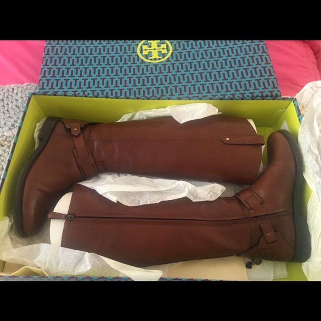Tory Burch Derby Riding Boots